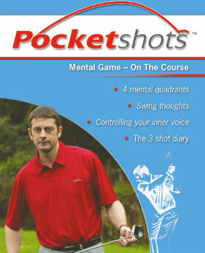 Light blue pocketshots mental game on the course front cover