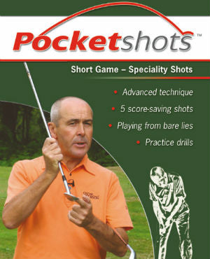 Dark green pocketshots short game speciality shots front cover with Kieth Williams.